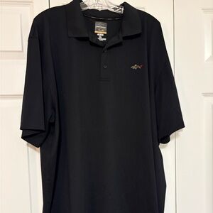 Greg Norman Collection Black Polo Shirt